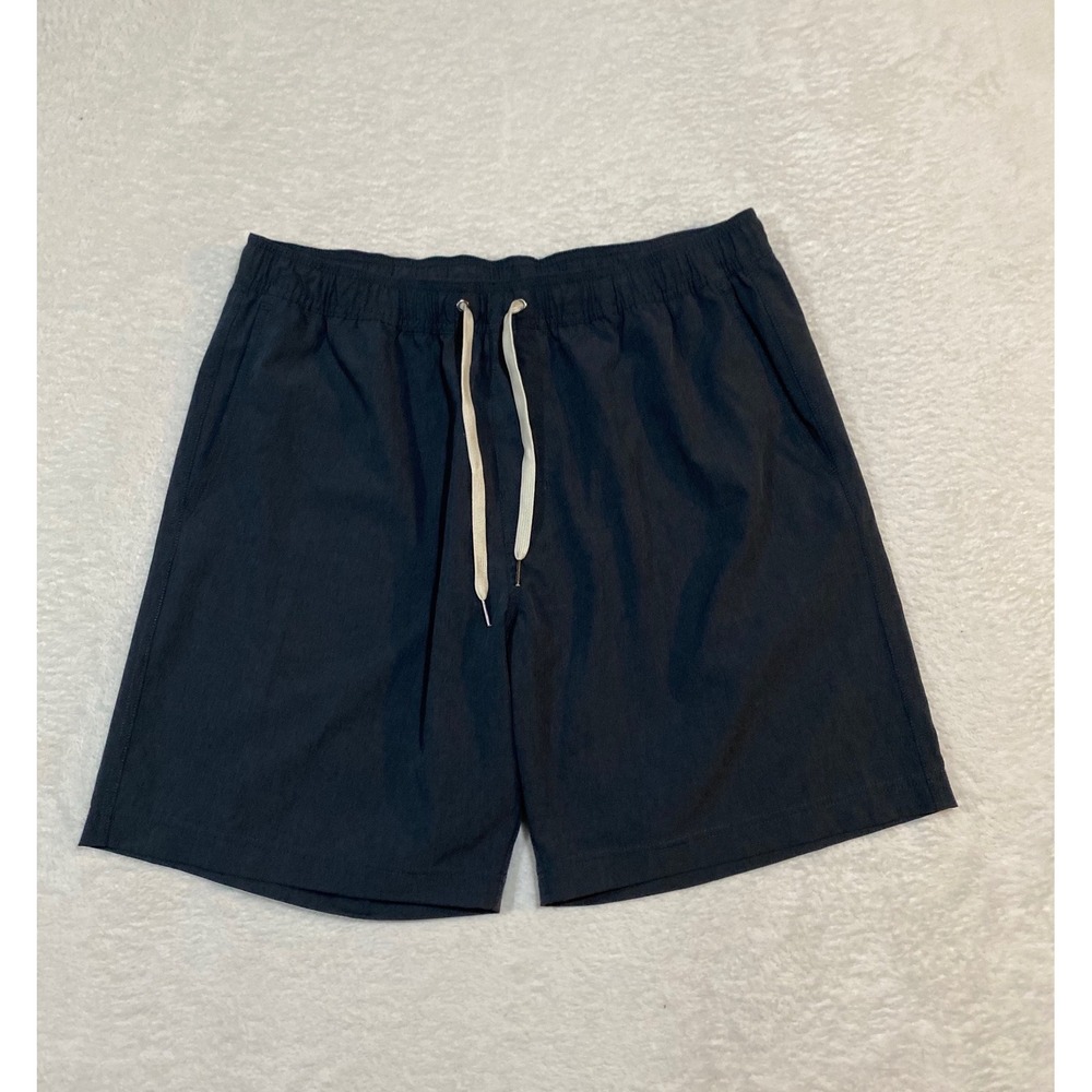 Fair Harbor Mens XL Charcoal Gray Recycled Stretch Board Shorts Swim Trunks 7in
